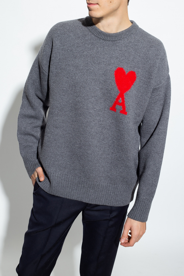 Grey Wool sweater Ami Alexandre Mattiussi - Vitkac Canada